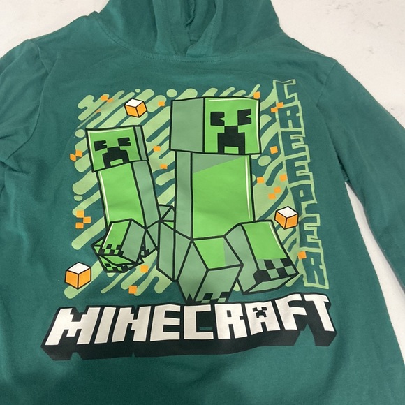 Minecraft light weight hoodie size 6 EUC - Picture 2 of 7
